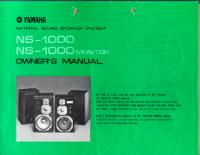 Yamaha NS-1000-M-Owners-Manual 